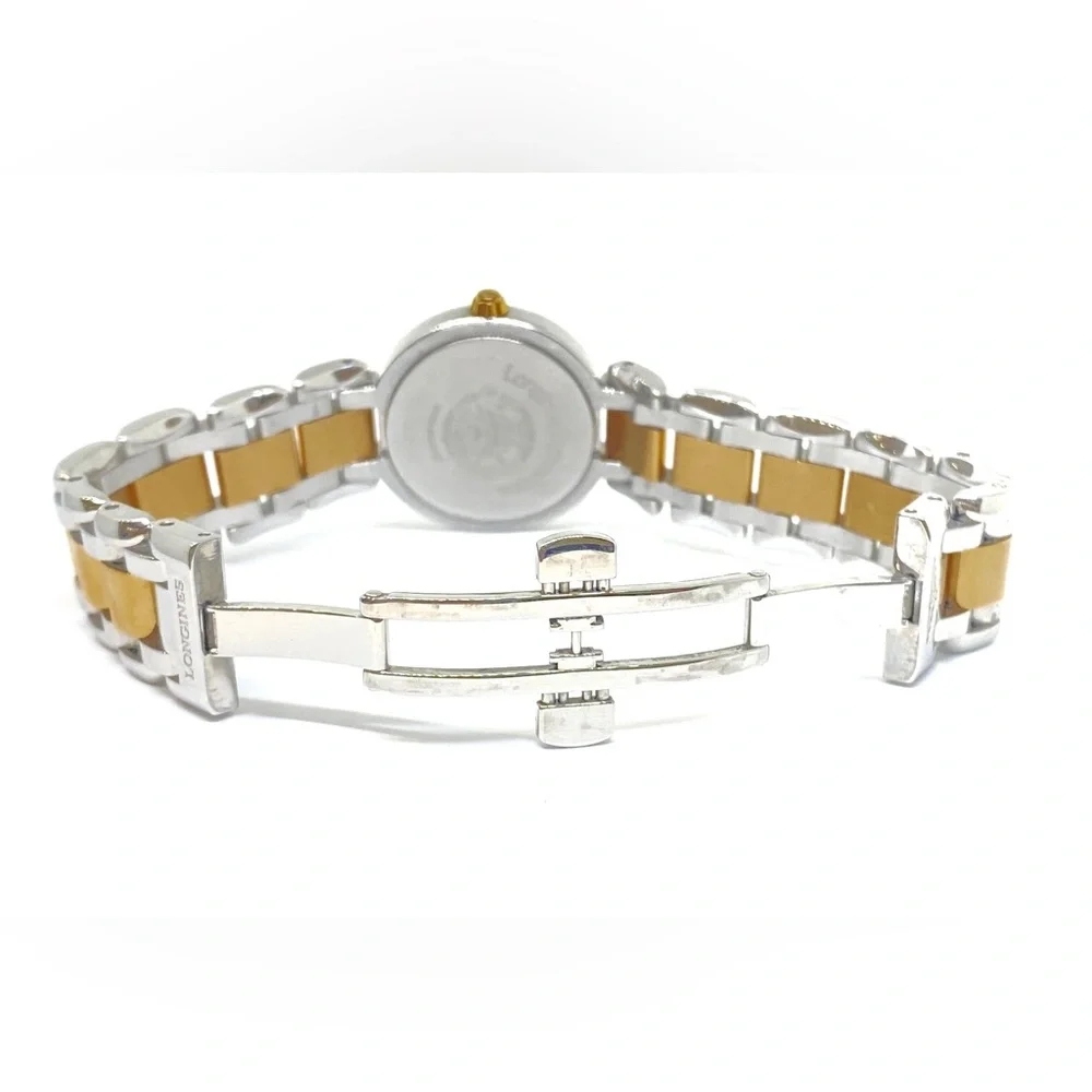 Longines PrimaLuna 18k Gold Steel DIamond Cream Dial Ladies Watch - Picture 14 of 16